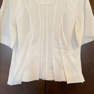 Beautiful Alexander Wang blouse cream short sleeve